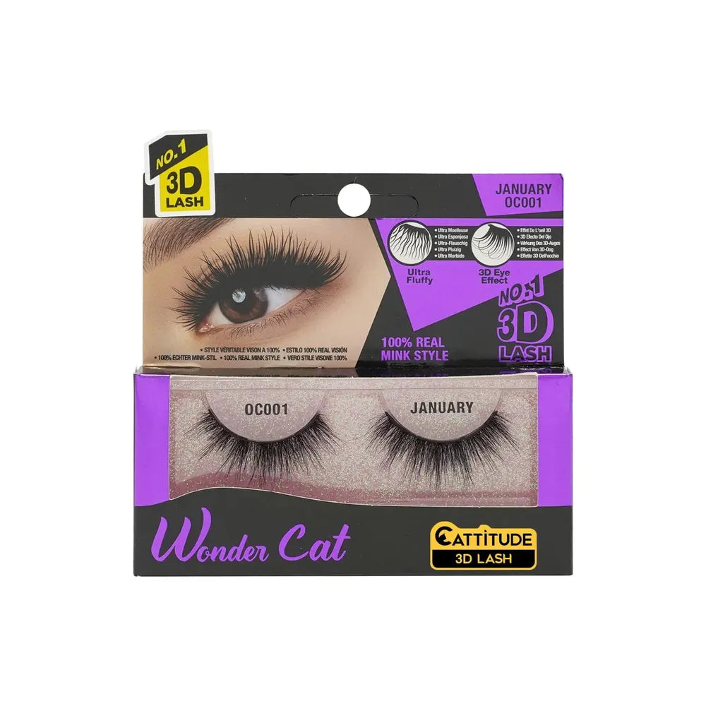 Ebin New York Wonder Cat 3D Faux Mink Lash Collection - Beauty Exchange Beauty Supply