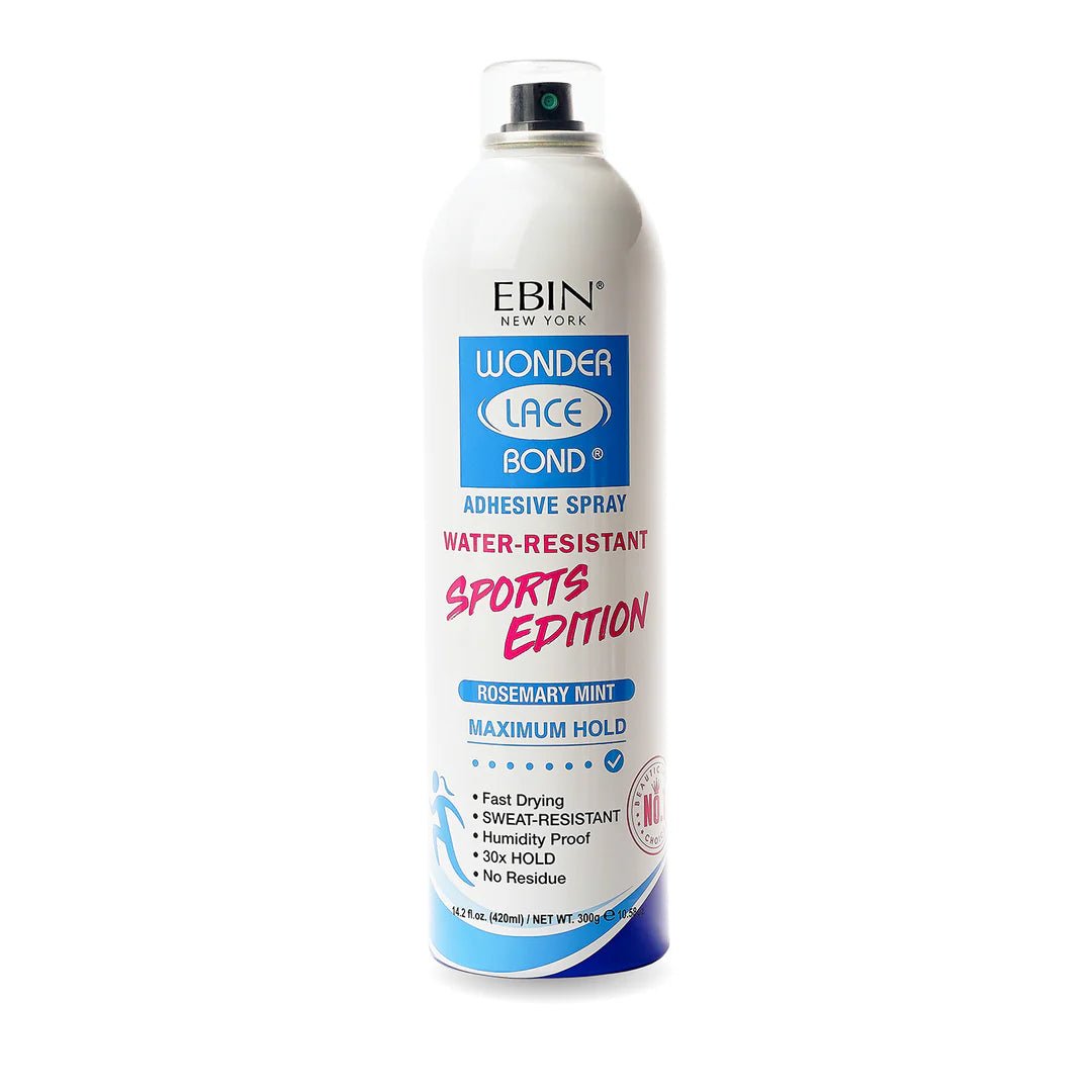 Ebin Wonder Lace Bond Adhesive Spray – Sports Edition - Beauty Exchange Beauty Supply