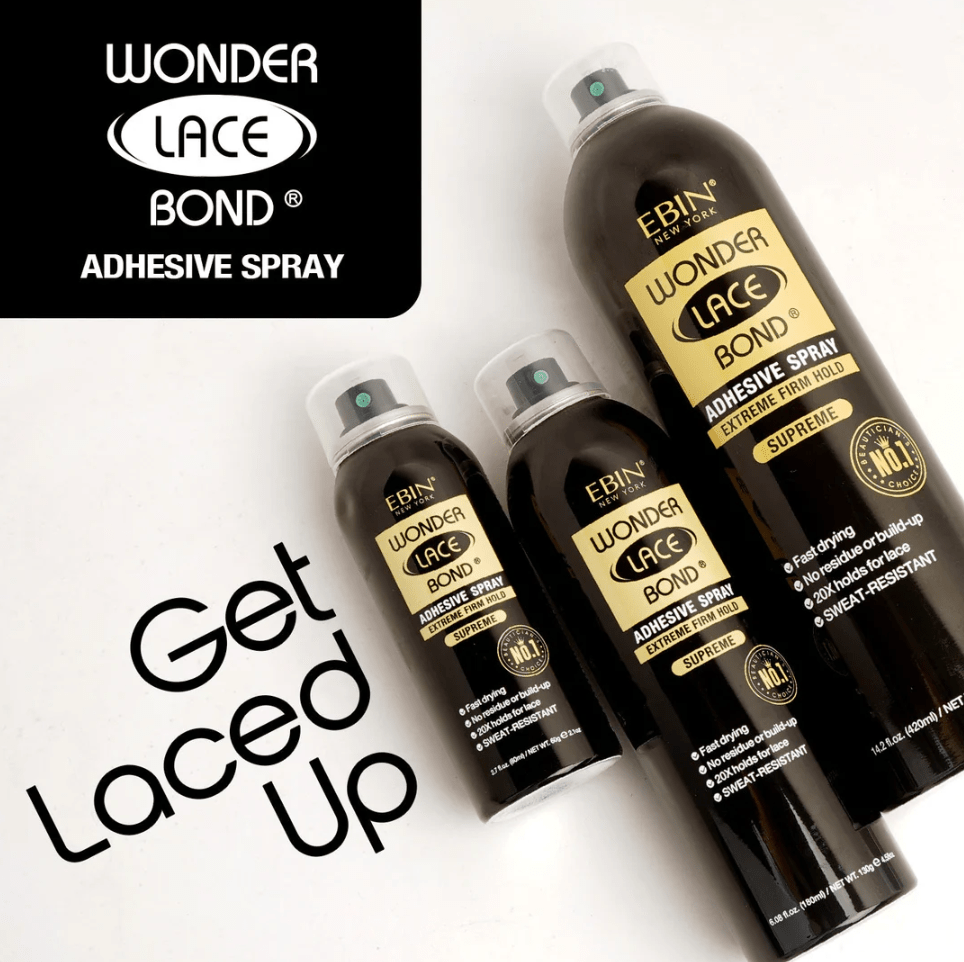 Ebin Wonder Lace Bond Adhesive Spray - Supreme Extreme Firm Hold - Beauty Exchange Beauty Supply