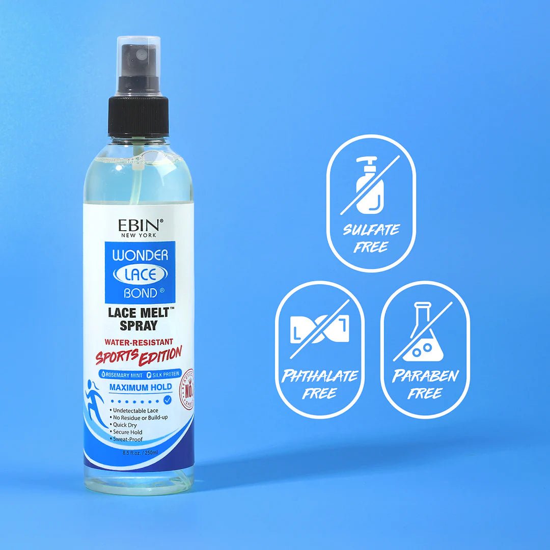Ebin Wonder Lace Bond Lace Melt Spray – Sports Edition - Beauty Exchange Beauty Supply