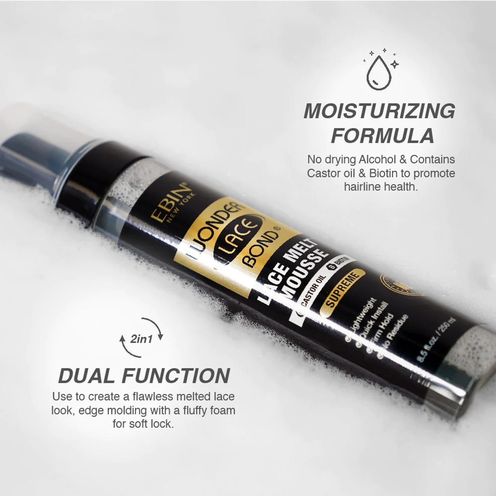 EBIN Wonder Lace Melt Mousse โ 8.5 oz - Beauty Exchange Beauty Supply