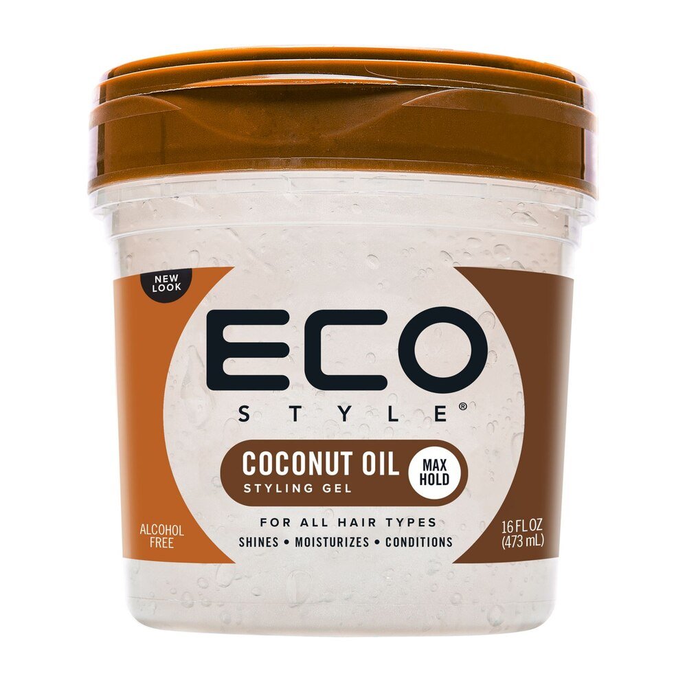 Eco Style Coconut Oil Styling Gel – Moisture & Shine Hold for All Hair Types | 4 Variants – 8oz, 16oz, 32oz, 5lb | - Beauty Exchange Beauty Supply