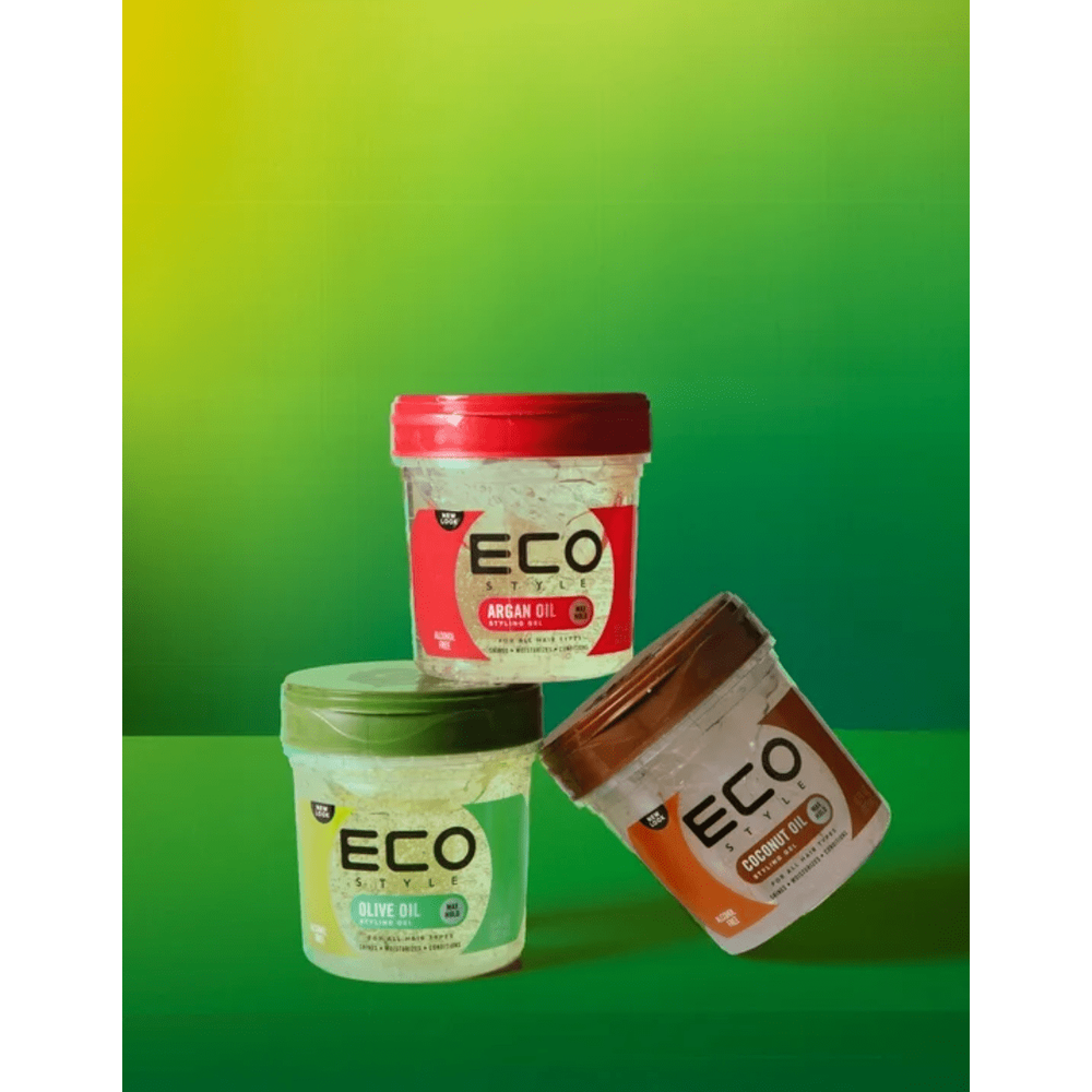 Eco Style Olive, Shea, Castor & Flaxseed Oil Styling Gel - Beauty Exchange Beauty Supply