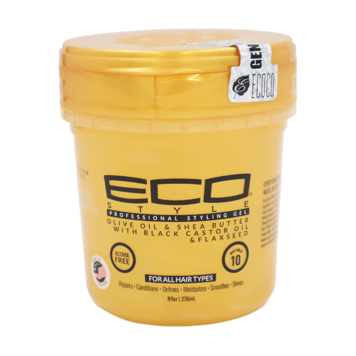 Eco Style Olive, Shea, Castor & Flaxseed Oil Styling Gel – Nourishing Hold & Shine for Healthy Hair – 8oz, 16oz, 32oz, 5lb - Beauty Exchange Beauty Supply