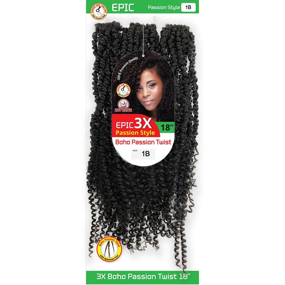 EPIC 3X Boho Passion Twist 10″