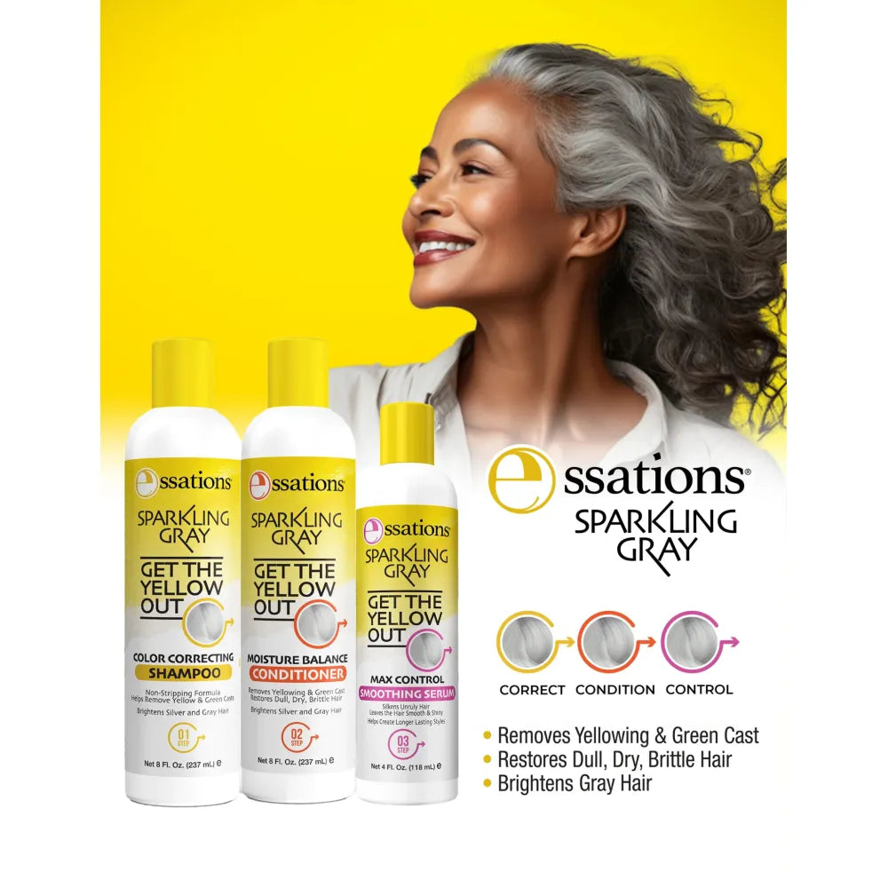 Essations Sparkling Gray Yellow Out Smoothing Serum - Beauty Exchange Beauty Supply