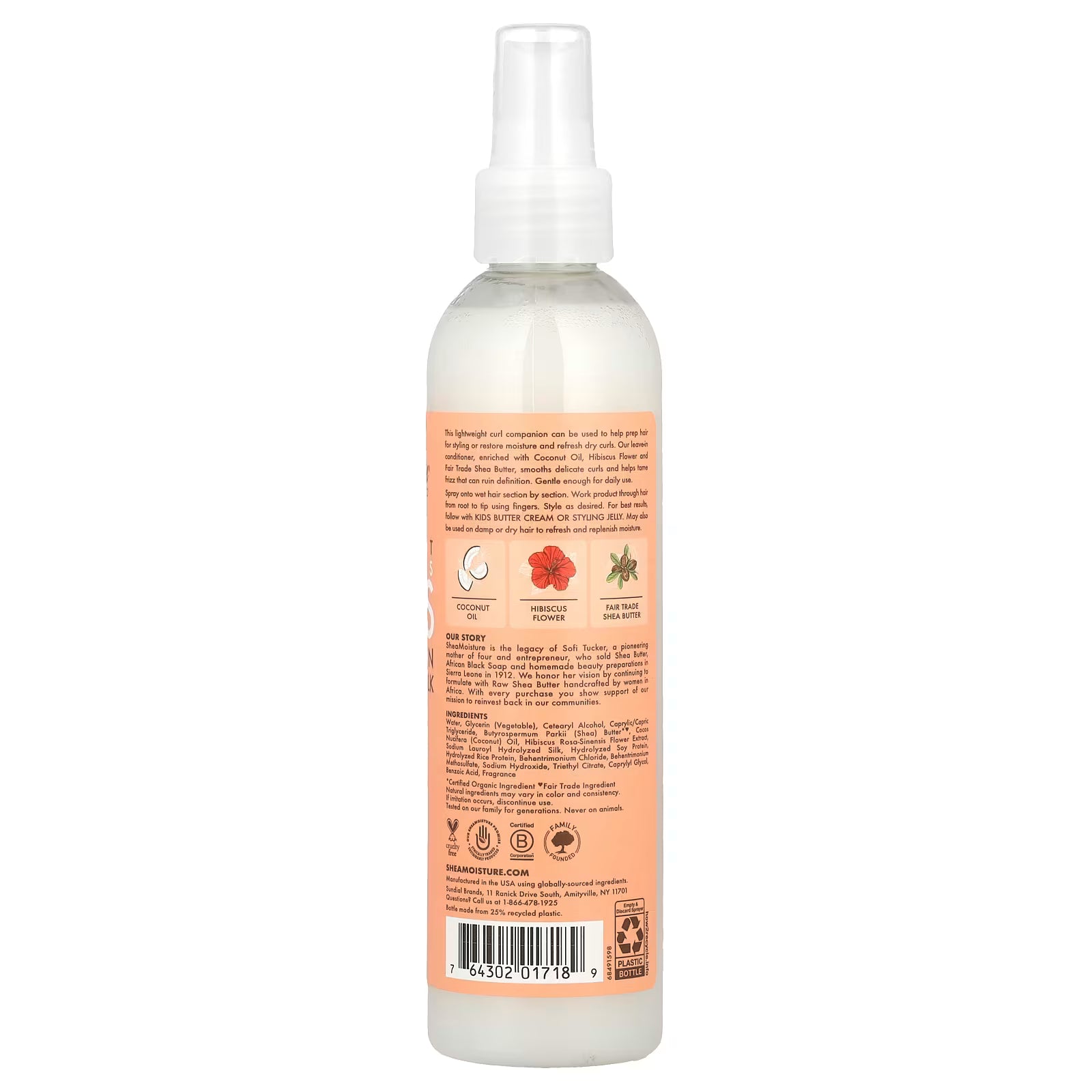 SheaMoisture Kids Coconut & Hibiscus Leave-In Conditioning Milk – 8oz