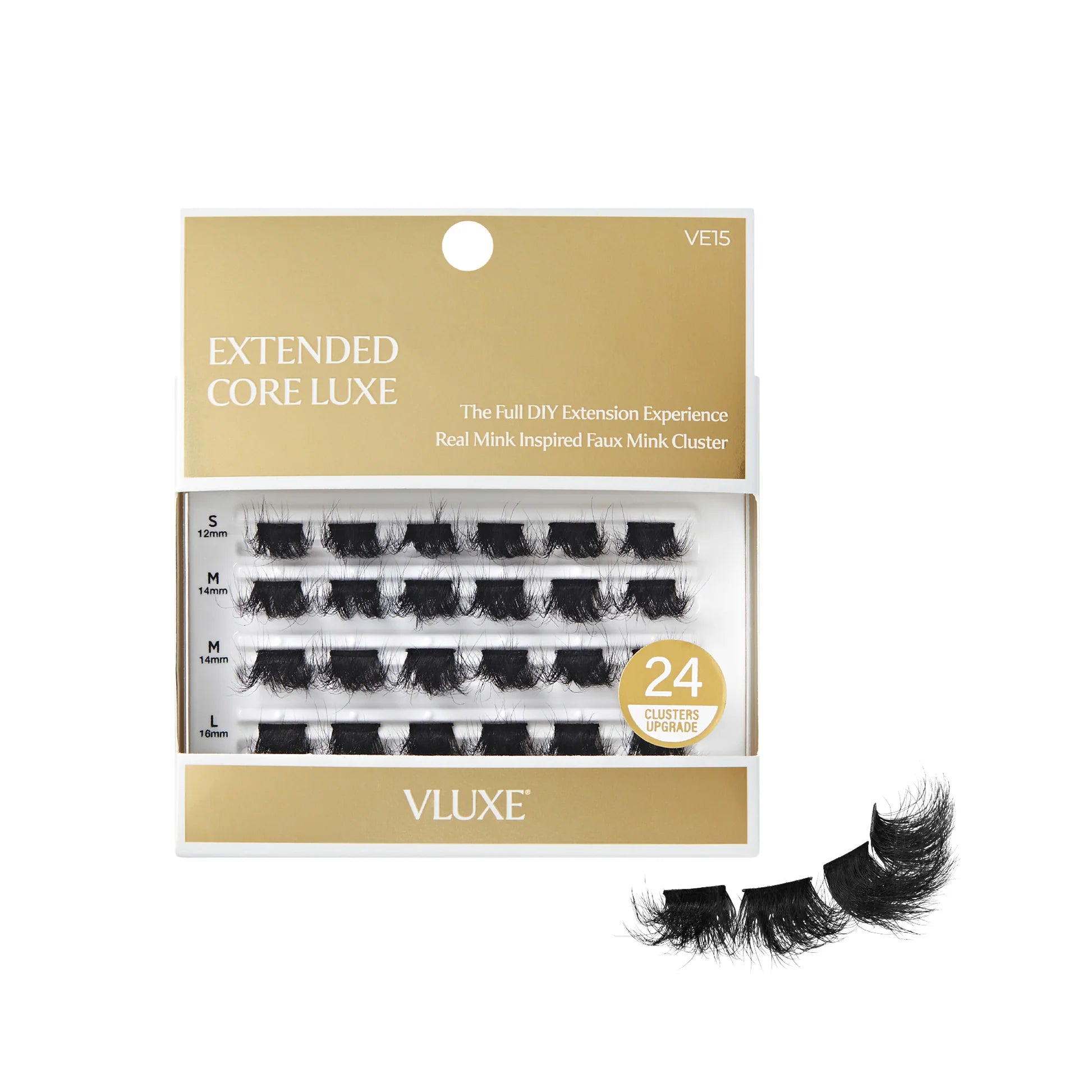 VLuxe By iENVY Extended Core Luxe Faux Mink Lash Clusters