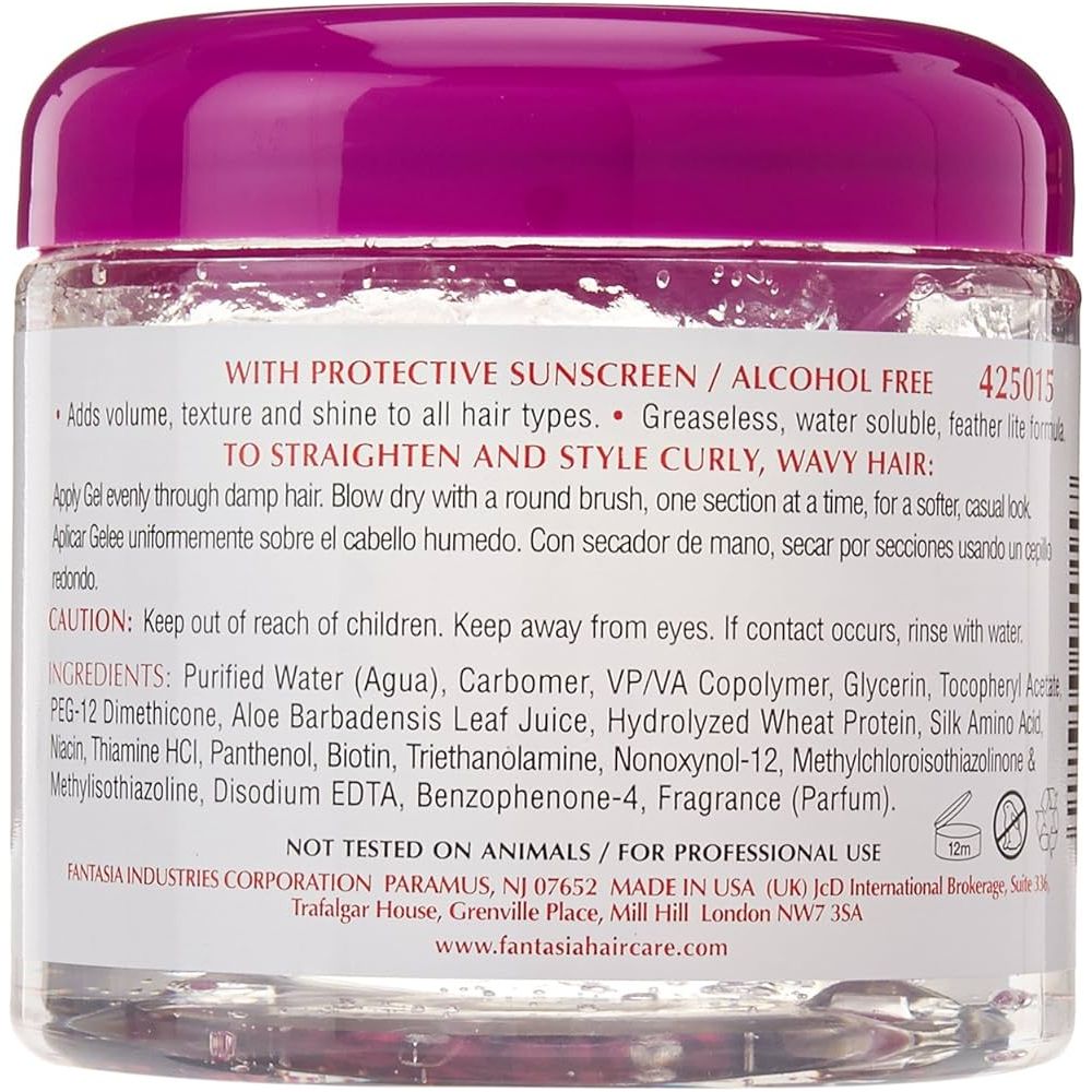 Fantasia IC Hair Styling Gels – Coconut, Aloe Sparkle Lites, Frizz Buster (16oz) - Beauty Exchange Beauty Supply