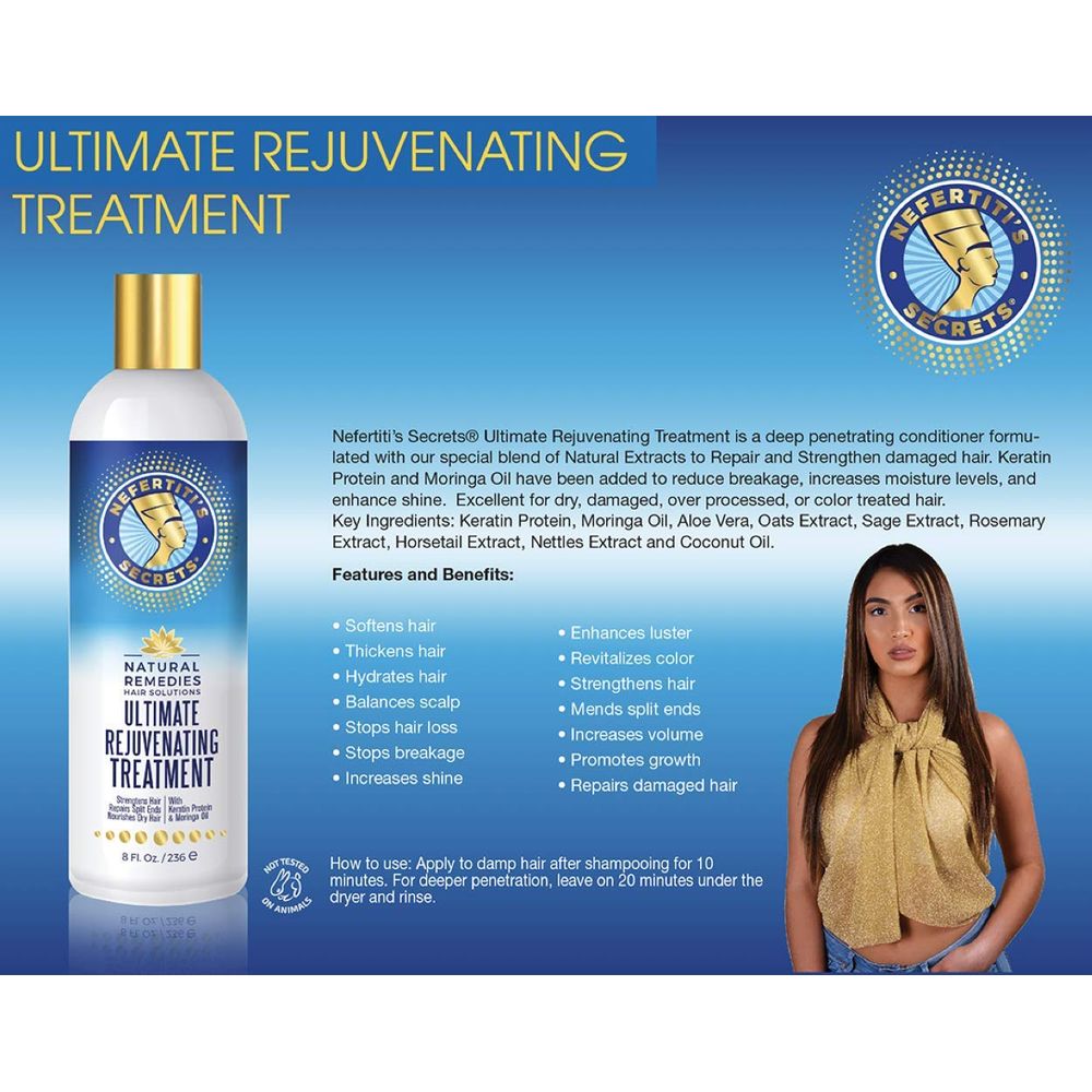 Nefertiti’s Secrets Rejuvenating Treatment Conditioner - 8 oz