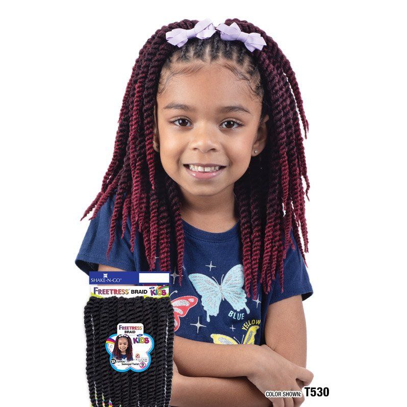 Freetress 3X Kids Jumbo Senegal Twist 9" – Pre - Twisted Crochet Twists for Kids | Lightweight & Tangle - Free - Beauty Exchange Beauty Supply