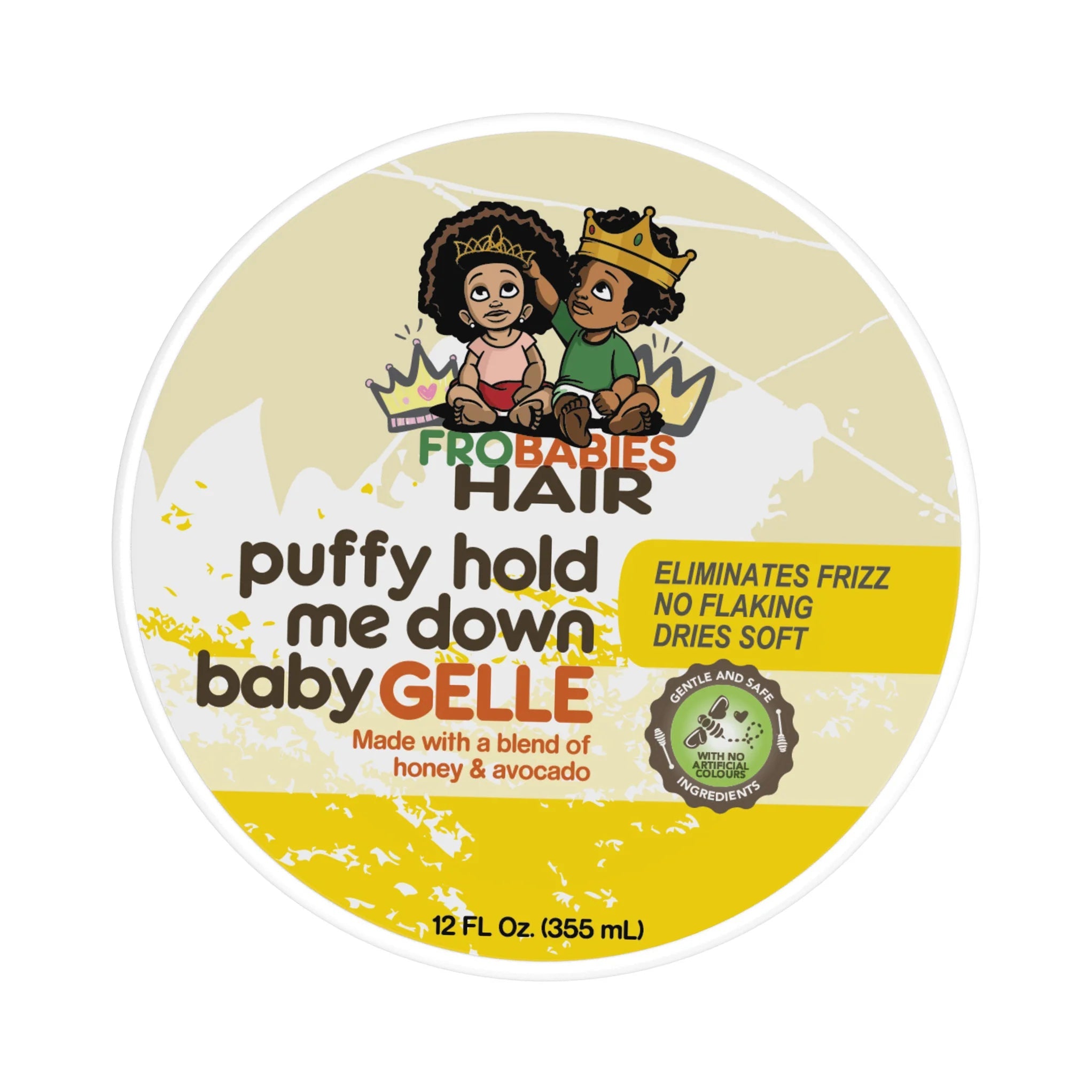FroBabies Hair Puffy Hold Me Down Baby Gelle – 12oz - Beauty Exchange Beauty Supply