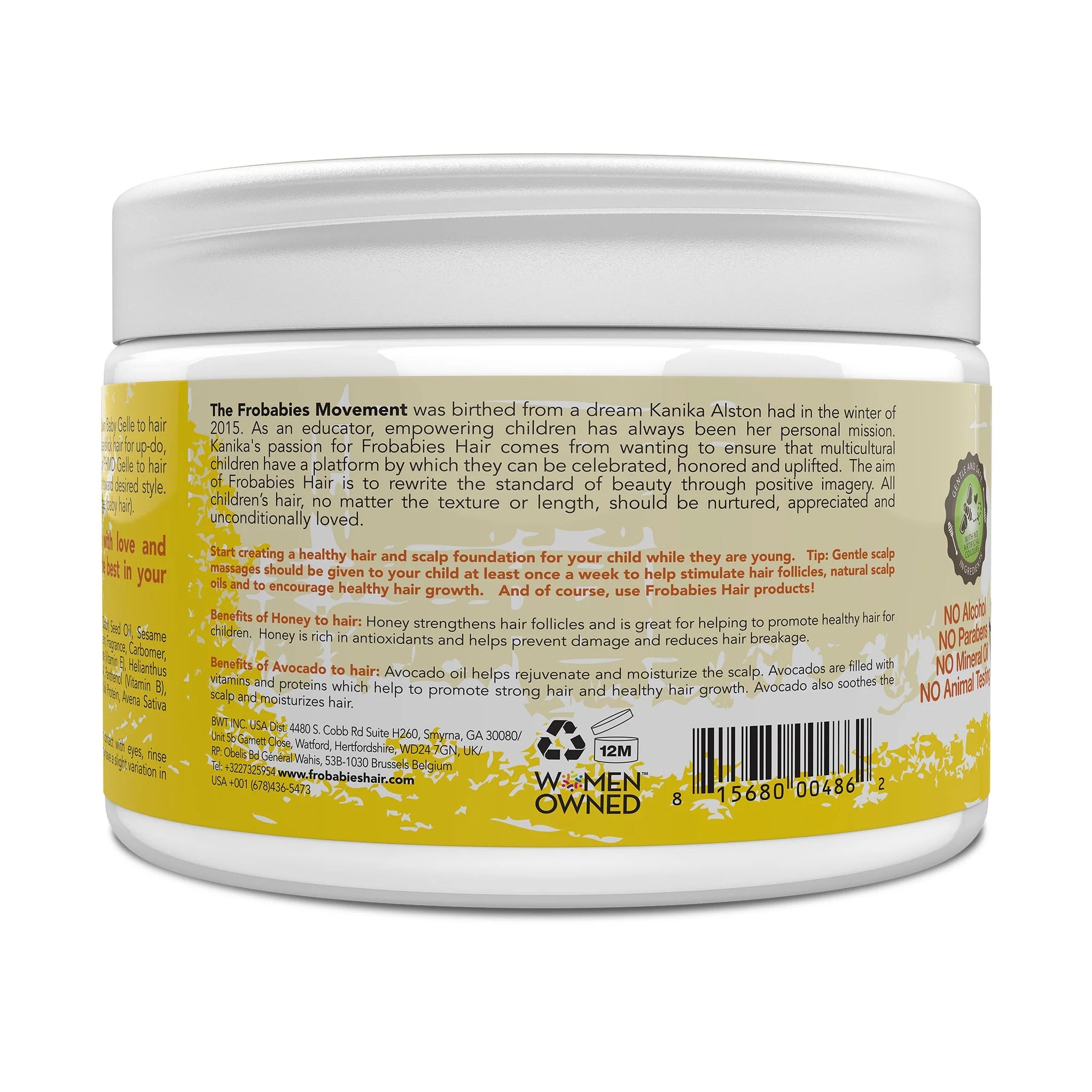 FroBabies Hair Puffy Hold Me Down Baby Gelle – 12oz - Beauty Exchange Beauty Supply