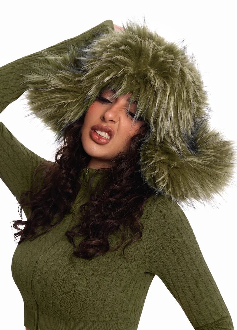 Fuzzy Faux Fur Ushanka Hat – MMA3010 - Beauty Exchange Beauty Supply