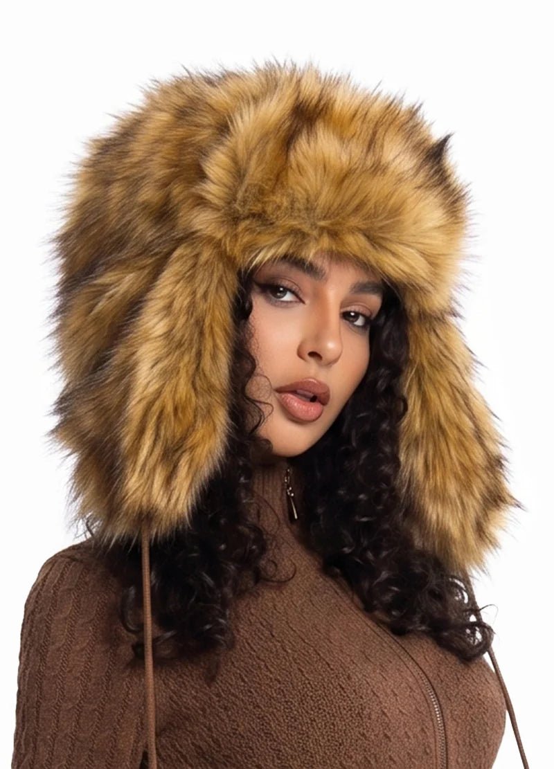 Fuzzy Faux Fur Ushanka Hat – MMA3010 - Beauty Exchange Beauty Supply