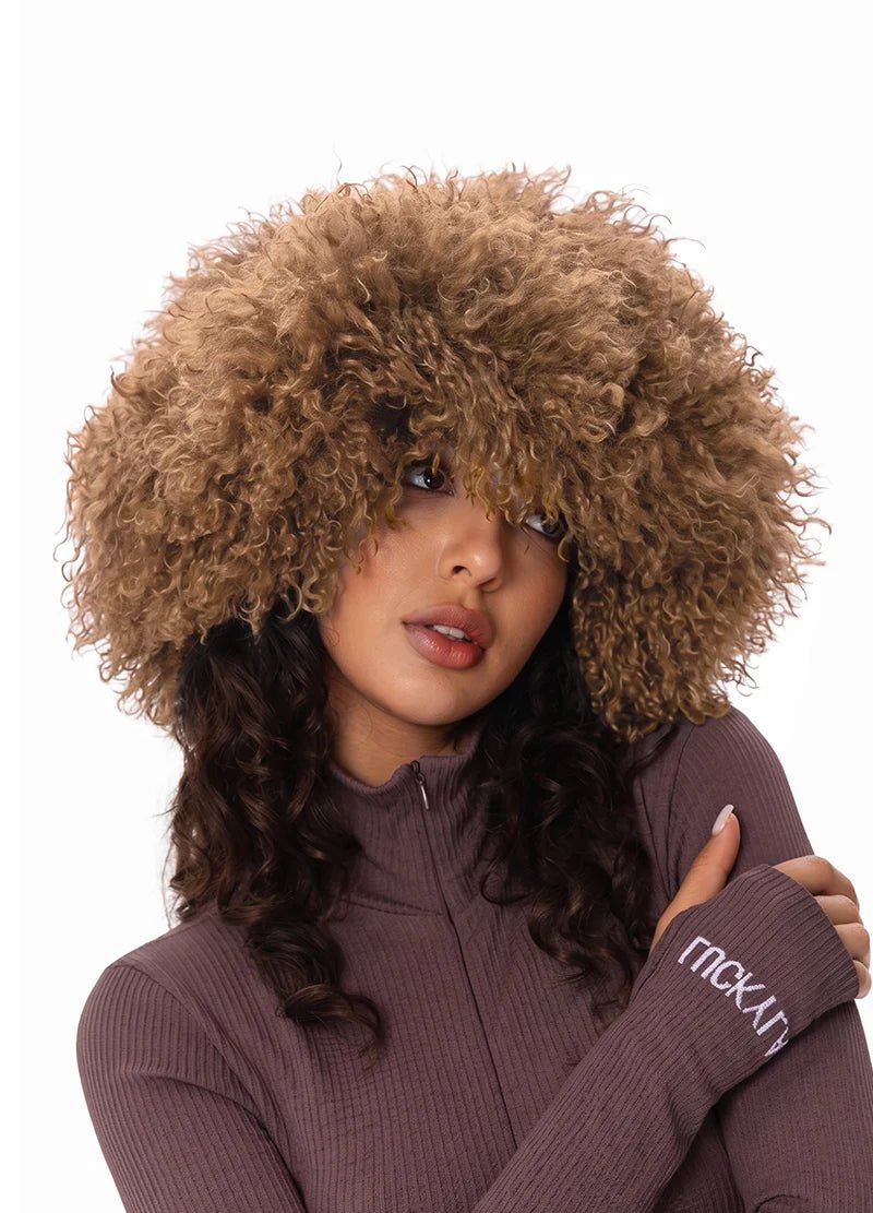 Fuzzy Faux Lambswool Fur Bucket Hat – MMA3012 - Beauty Exchange Beauty Supply