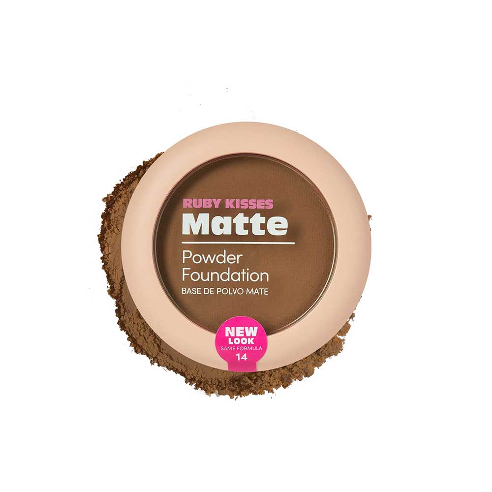 Ruby Kisses Matte Powder Foundation – Add Velvety Touch 8 Shades