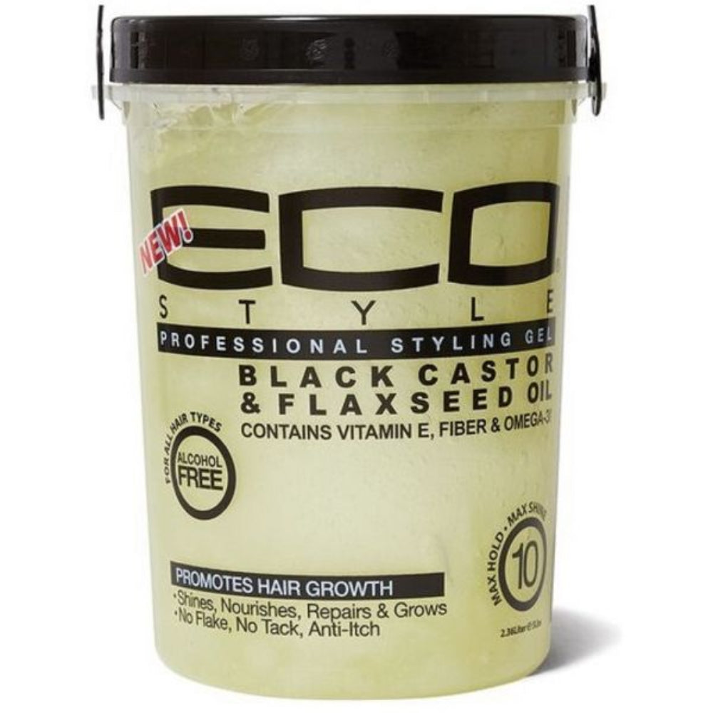 Eco Style Black Castor & Flaxseed Oil Styling Gel