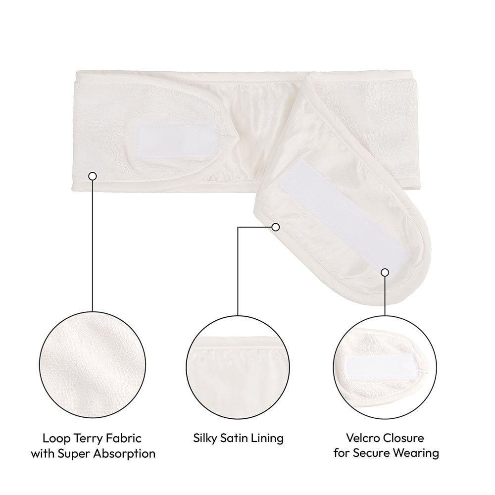 Red by Kiss Hook and Loop Fastener Spa Headband