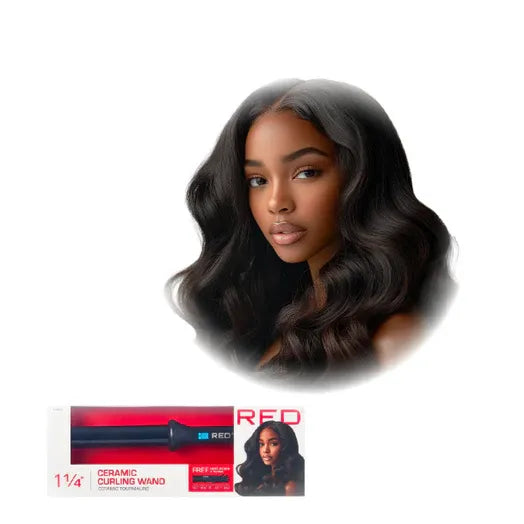 Red by Kiss Tapered Curling Wand 3/4" to 3/8"