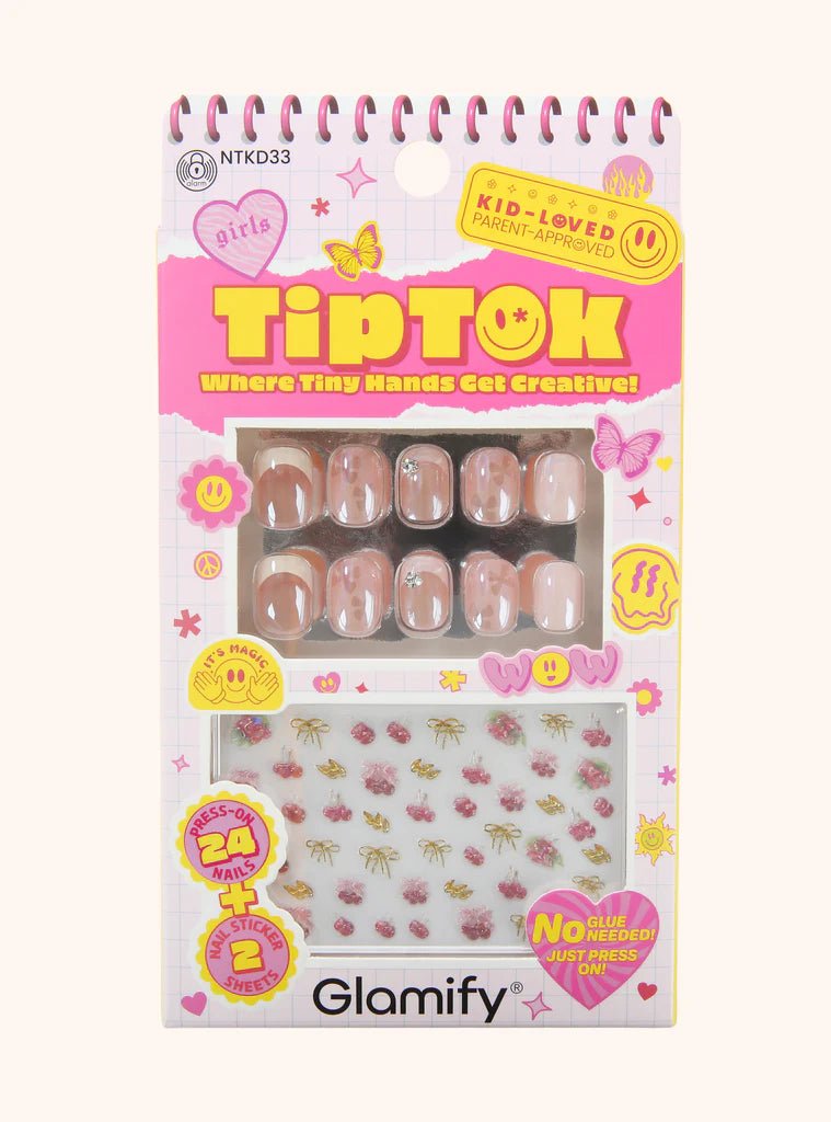 Glamify TipTok Kids Press-On Nails DIY Kit - Beauty Exchange Beauty Supply