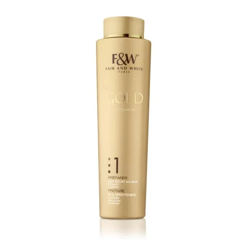 Gold AHA Brightening Lotion – Step #1 – 350ml - Beauty Exchange Beauty Supply