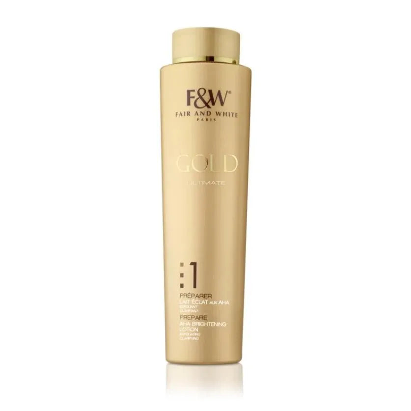Gold AHA Brightening Lotion – Step #1 – 350ml - Beauty Exchange Beauty Supply