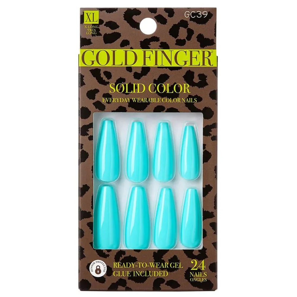 Gold Finger Gel Glam Ready - to - Wear Gel Manicure Kit (GC Series) – Salon - Quality Gel Nails in Minutes" - Beauty Exchange Beauty Supply