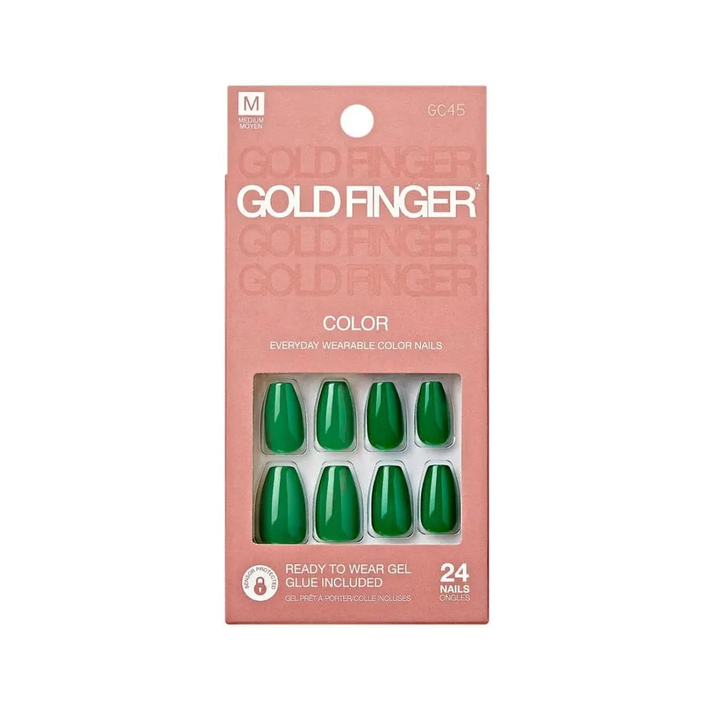 Gold Finger Gel Glam Ready - to - Wear Gel Manicure Kit (GC Series) – Salon - Quality Gel Nails in Minutes" - Beauty Exchange Beauty Supply