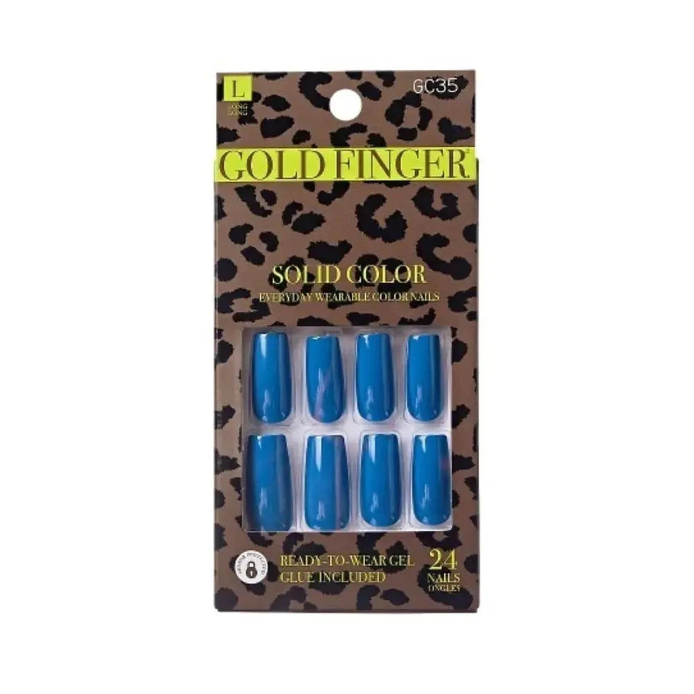 Gold Finger Gel Glam Ready - to - Wear Gel Manicure Kit (GC Series) – Salon - Quality Gel Nails in Minutes" - Beauty Exchange Beauty Supply