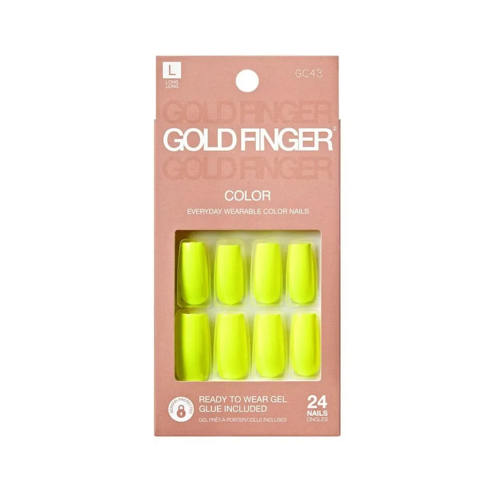Gold Finger Gel Glam Ready - to - Wear Gel Manicure Kit (GC Series) – Salon - Quality Gel Nails in Minutes" - Beauty Exchange Beauty Supply