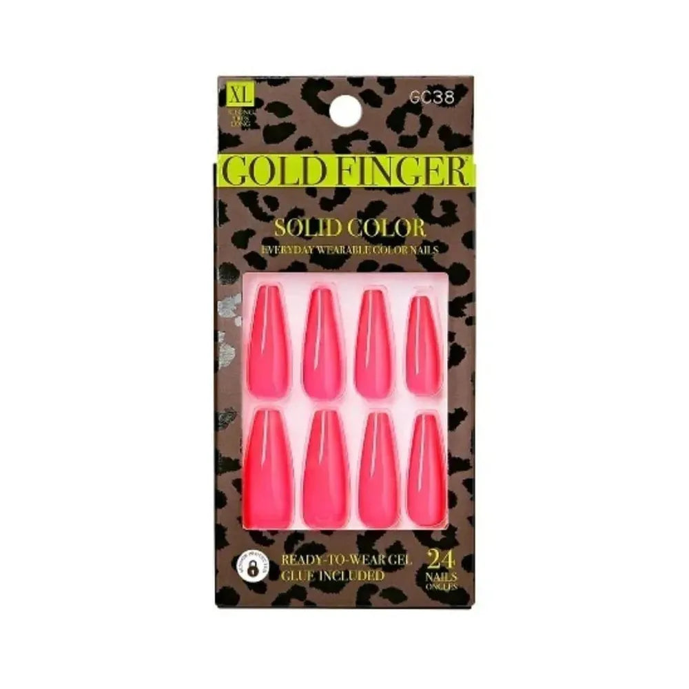 Gold Finger Gel Glam Ready - to - Wear Gel Manicure Kit (GC Series) – Salon - Quality Gel Nails in Minutes" - Beauty Exchange Beauty Supply