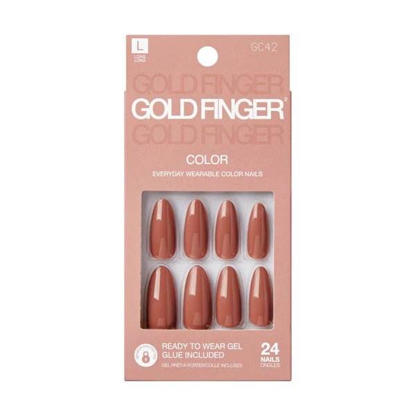 Gold Finger Gel Glam Ready - to - Wear Gel Manicure Kit (GC Series) – Salon - Quality Gel Nails in Minutes" - Beauty Exchange Beauty Supply