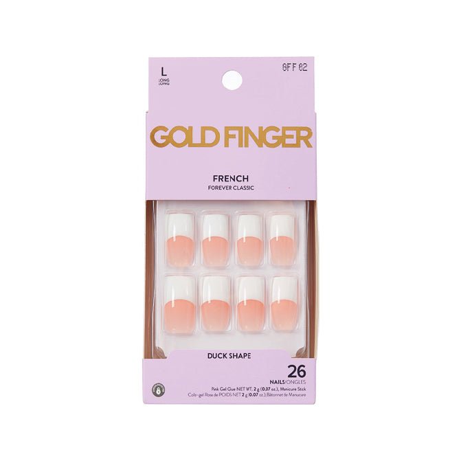 Gold Finger GF French Artificial Nails Collection - Beauty Exchange Beauty Supply