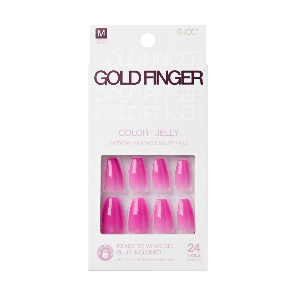 Gold Finger Jelly Color Nails - Beauty Exchange Beauty Supply