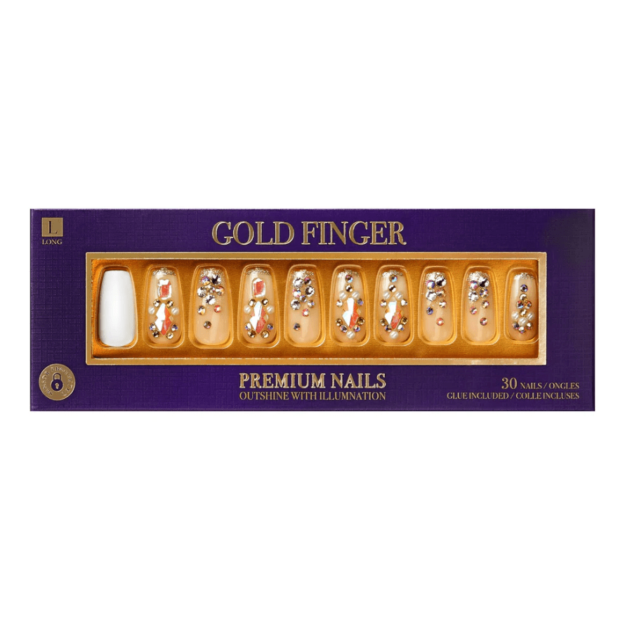 Gold Finger Premium Nails Outshine with Illumination - Beauty Exchange Beauty Supply