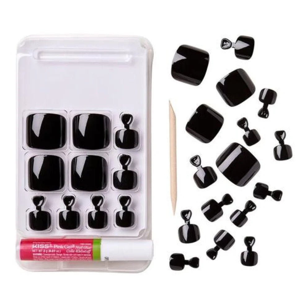 Gold Finger Trendy Press - On Toenails – GTW Series - Beauty Exchange Beauty Supply