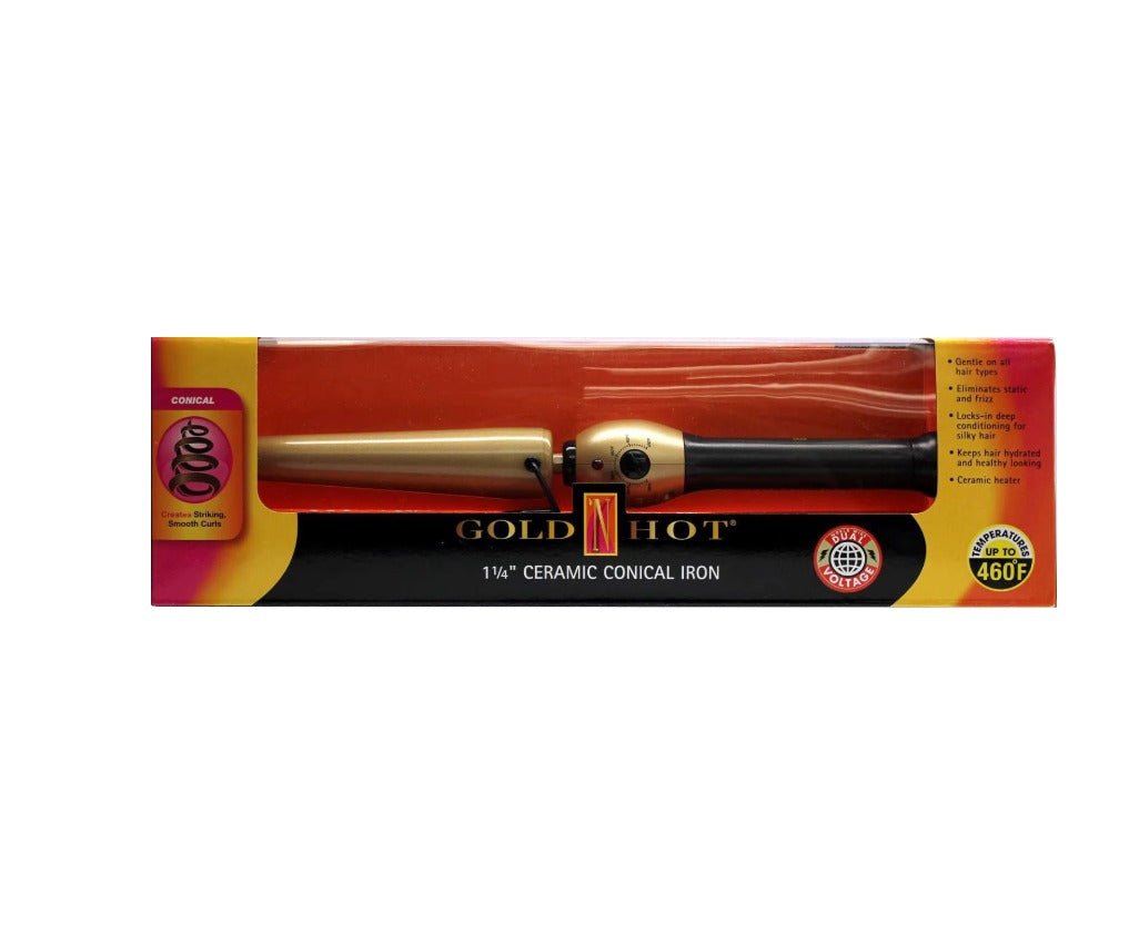 Gold N Hot Ceramic Conical Iron - Beauty Exchange Beauty Supply
