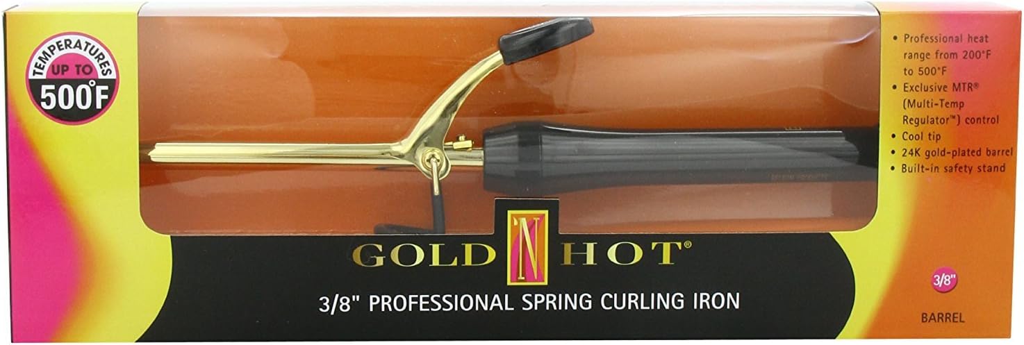 Gold 'N Hot Gold Curling Irons โ 3/4" & 3/8" for Versatile, Long - Lasting Curls - Beauty Exchange Beauty Supply