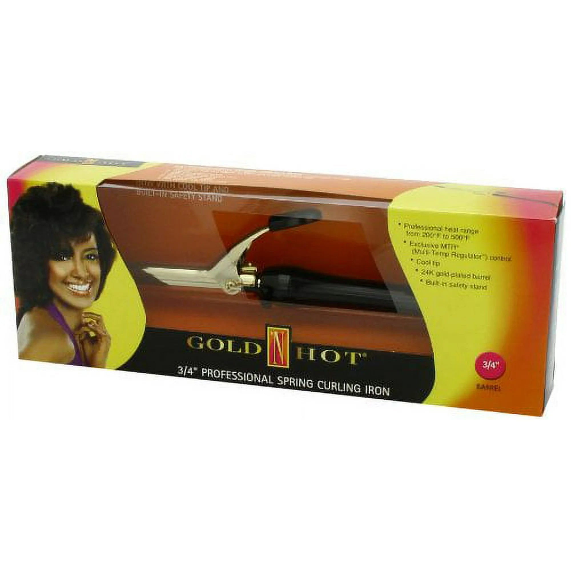 Gold 'N Hot Gold Curling Irons โ 3/4" & 3/8" for Versatile, Long - Lasting Curls - Beauty Exchange Beauty Supply