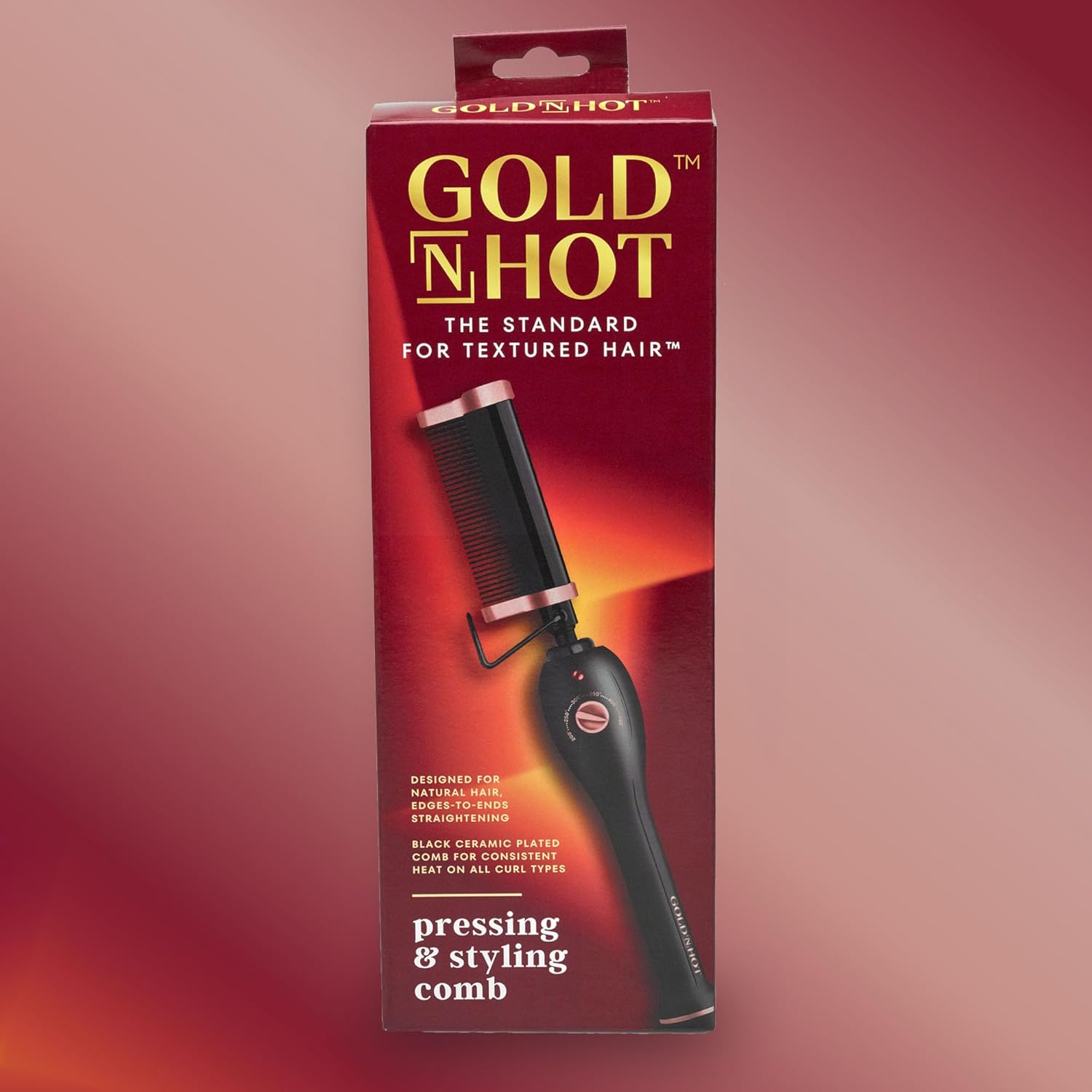 Gold 'N Hot Pressing & Styling Comb - Beauty Exchange Beauty Supply