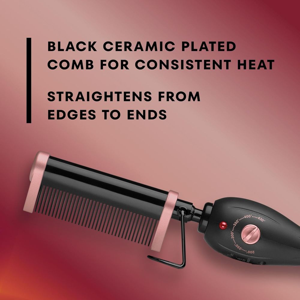 Gold 'N Hot Pressing & Styling Comb - Beauty Exchange Beauty Supply