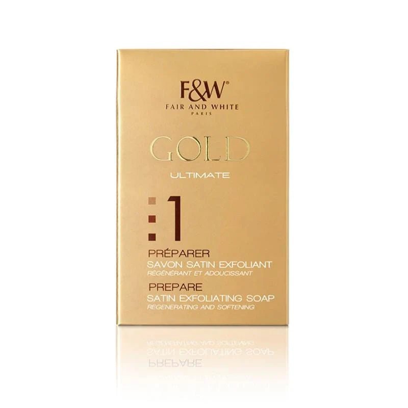 Gold Satin Exfoliating Soap Step #1 – 200g - Beauty Exchange Beauty Supply