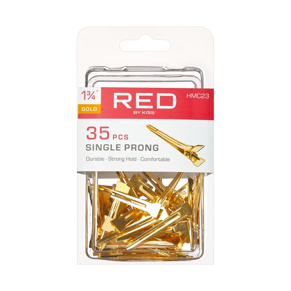 Gold Single Prong Clips – 35pcs / 70pcs - Beauty Exchange Beauty Supply
