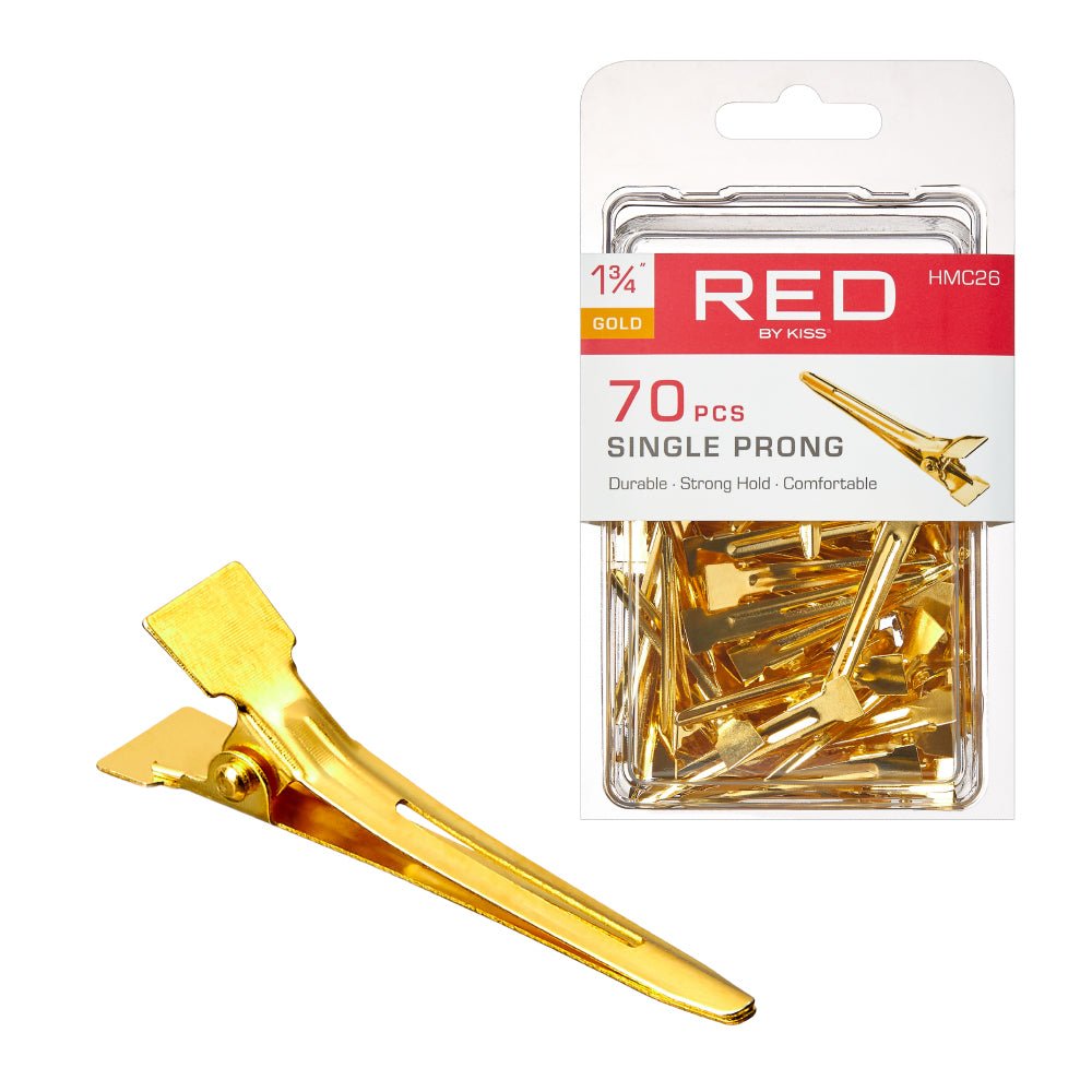 Gold Single Prong Clips – 35pcs / 70pcs - Beauty Exchange Beauty Supply