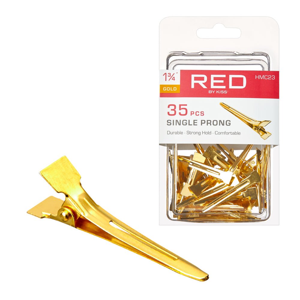 Gold Single Prong Clips – 35pcs / 70pcs - Beauty Exchange Beauty Supply