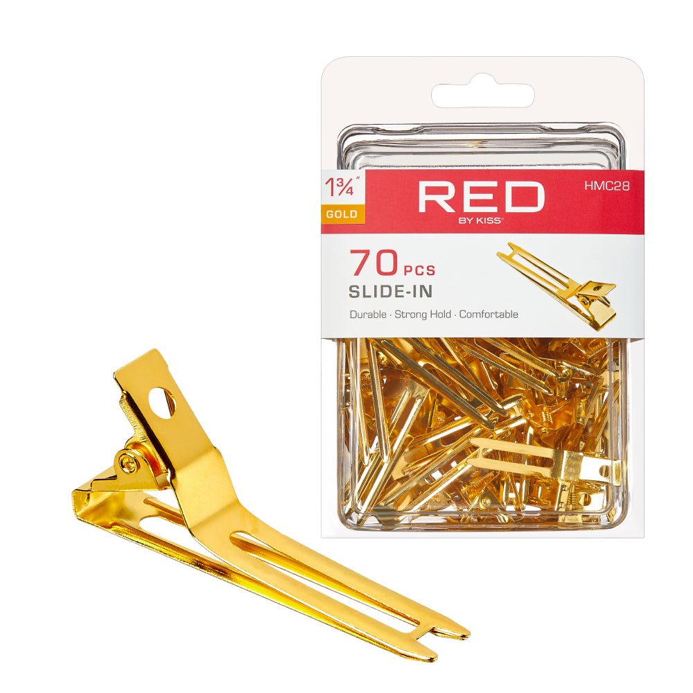 Gold Slide - In Prong Clips – 35pcs / 70pcs - Beauty Exchange Beauty Supply