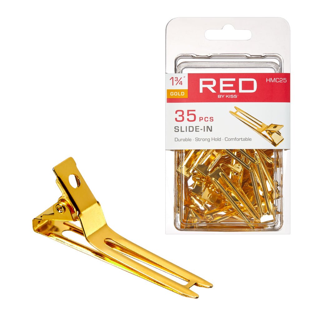 Gold Slide - In Prong Clips – 35pcs / 70pcs - Beauty Exchange Beauty Supply