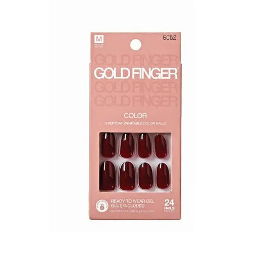 GoldFinger Solid Color Press - On Nails Kit - Beauty Exchange Beauty Supply