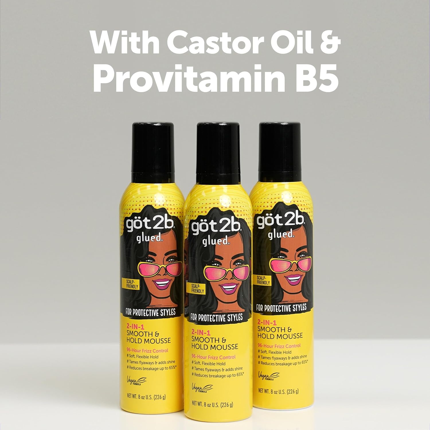 Got2B 2in1 Smooth & Hold Mousse 8oz - Beauty Exchange Beauty Supply